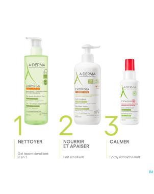 Aderma exomega control gel lavant 2en1    500ml