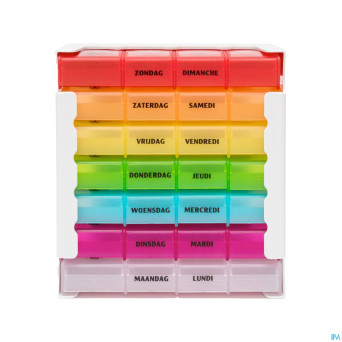 Eureka care pilulier couleur 1 semaine