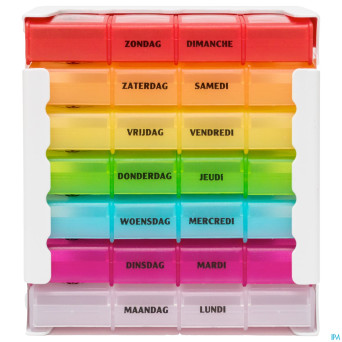 Eureka care pilulier couleur 1 semaine