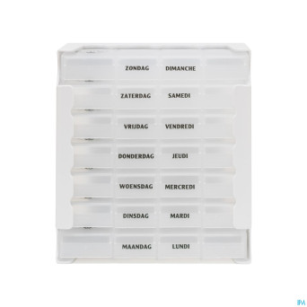 Eureka care pilulier transparent 1 semaine