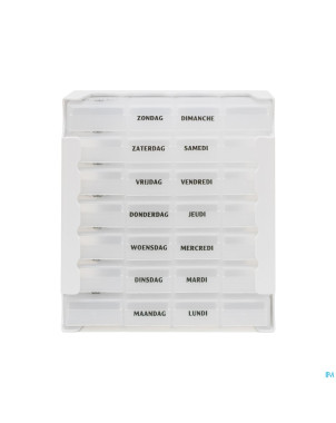 Eureka care pilulier transparent 1 semaine