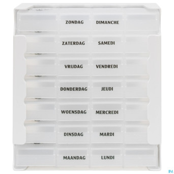 Eureka care pilulier transparent 1 semaine