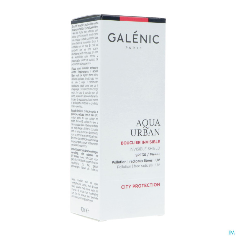 Galenic aqua urban bouclier invisible ip30    40ml