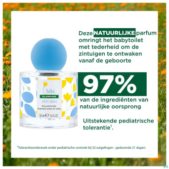 Klorane bb eau parfumee sans alcool 50ml