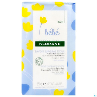 Klorane bb savon surgras doux 250g