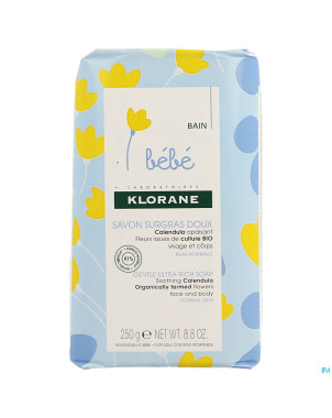 Klorane bb savon surgras doux 250g