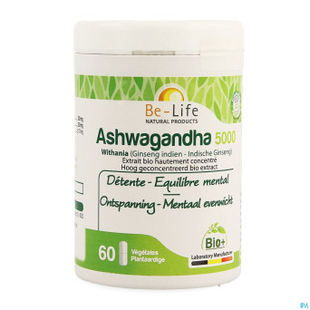 Ashwagandha 5000 bio be life    v-caps  60