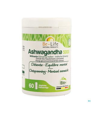 Ashwagandha 5000 bio be life    v-caps  60