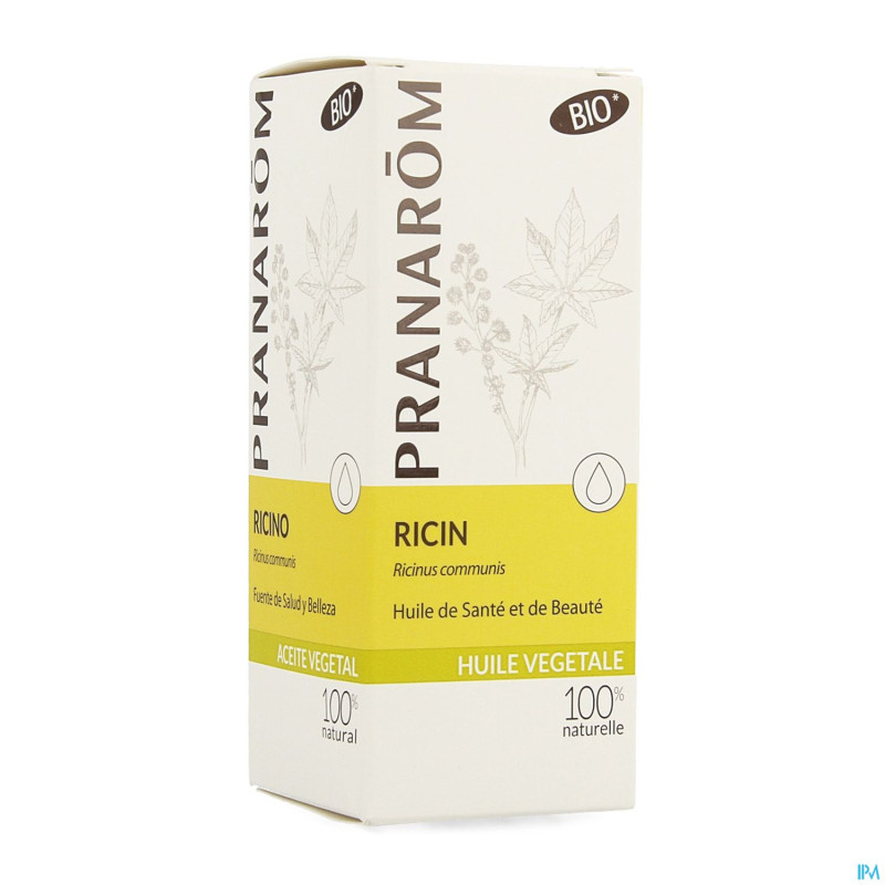 Pranarom hv ricin huile vegetale fl 50ml