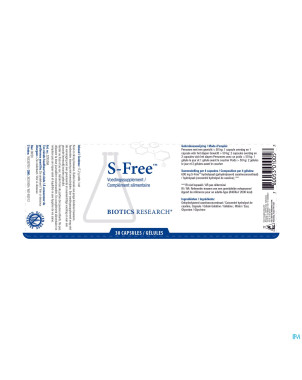 S-free biotics    caps  30 rempl.2113330