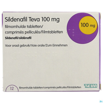 Sildenafil teva 100mg comp pell 12 x 100mg pip