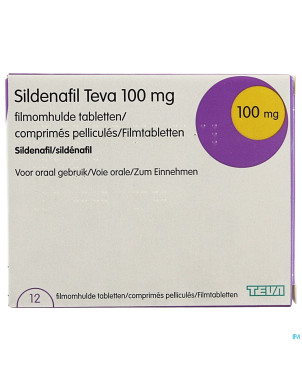 Sildenafil teva 100mg comp pell 12 x 100mg pip