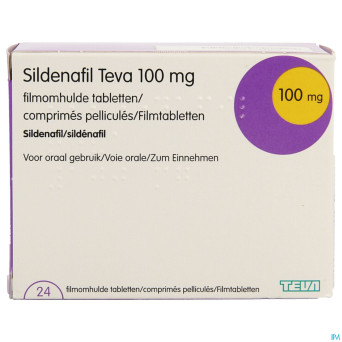 Sildenafil teva 100mg comp pell 24 x 100mg pip