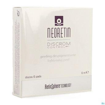 Neoretin discrom control lightening peel   pads  6