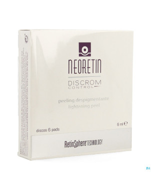 Neoretin discrom control lightening peel   pads  6
