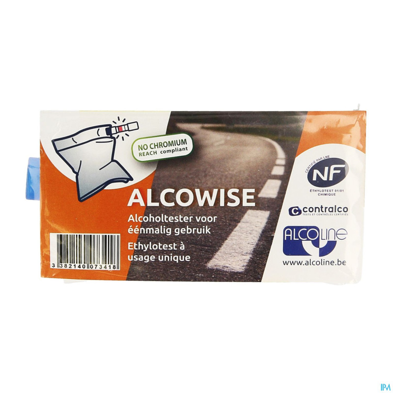 Alcowise ethylotest usage unique