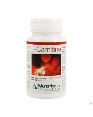 L-carnitine    v-caps  60    nutrisan