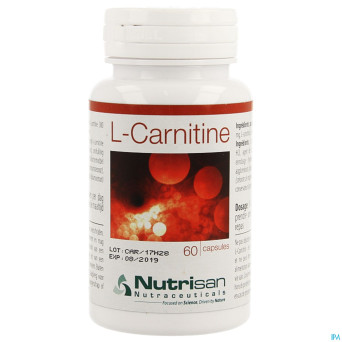 L-carnitine    v-caps  60    nutrisan