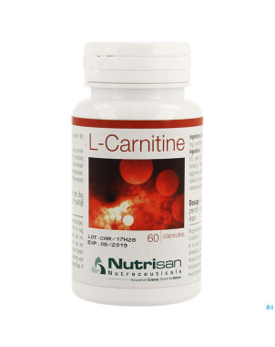L-carnitine    v-caps  60    nutrisan