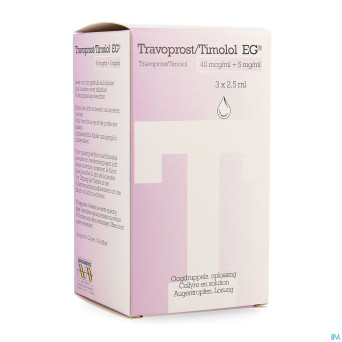 Travoprost timolol eg 40mcg/ml+5mg/ml coll.3x2,5ml