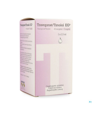 Travoprost timolol eg 40mcg/ml+5mg/ml coll.3x2,5ml