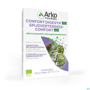 Arkofluide confort digestif bio    amp  20