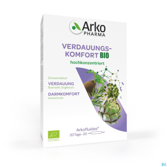 Arkofluide confort digestif bio    amp  20