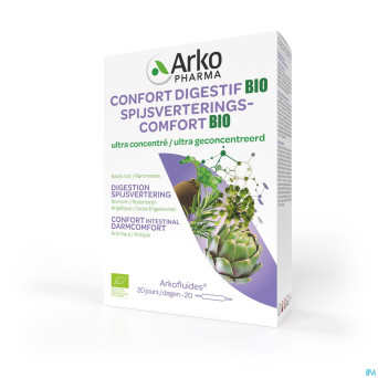 Arkofluide confort digestif bio    amp  20