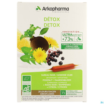 Arkofluide detox bio nf amp 20
