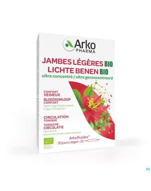 Arkofluide jambes legeres bio nf amp 20
