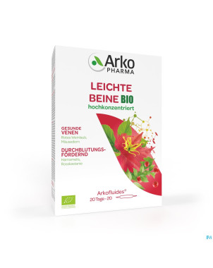 Arkofluide jambes legeres bio nf amp 20