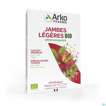 Arkofluide jambes legeres bio nf amp 20