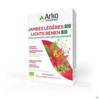 Arkofluide jambes legeres bio nf amp 20