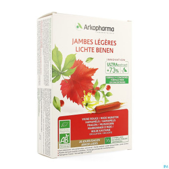 Arkofluide jambes legeres bio nf amp 20