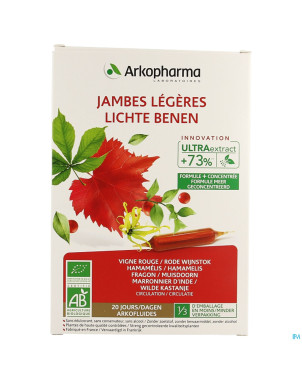 Arkofluide jambes legeres bio nf amp 20