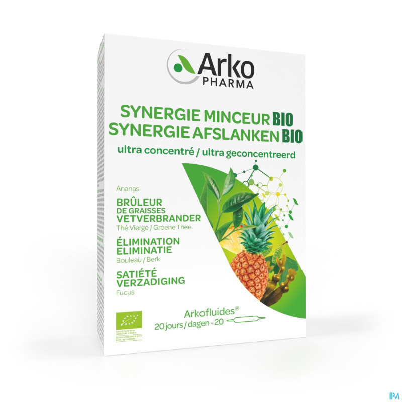 Arkofluide synergie minceur bio amp 20