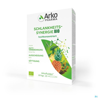 Arkofluide synergie minceur bio amp 20