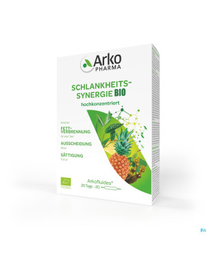 Arkofluide synergie minceur bio amp 20