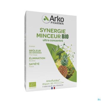 Arkofluide synergie minceur bio amp 20