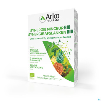 Arkofluide synergie minceur bio amp 20