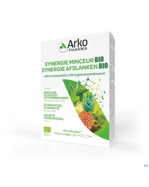 Arkofluide synergie minceur bio amp 20