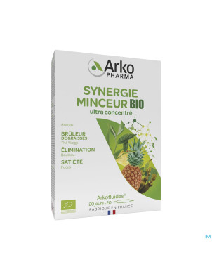 Arkofluide synergie minceur bio amp 20