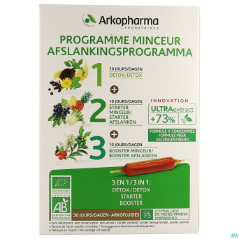Arkofluide programme minceur nf amp 30