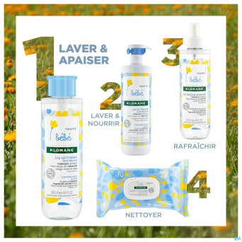 Klorane bb eau nettoyant 500ml