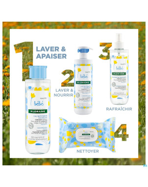 Klorane bb eau nettoyant 500ml