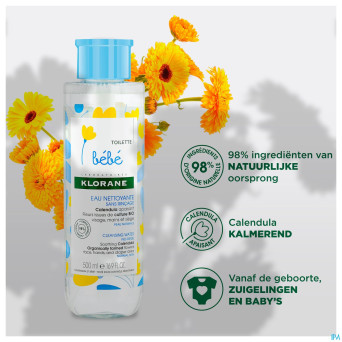 Klorane bb eau nettoyant 500ml