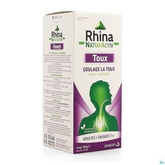 Rhina natur activ toux sirop 180g