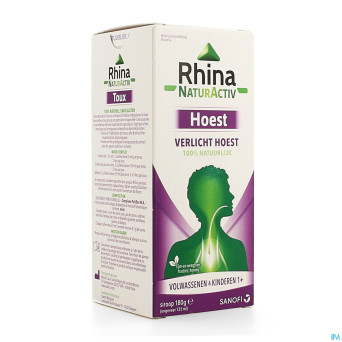 Rhina natur activ toux sirop 180g