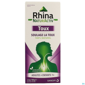 Rhina natur activ toux sirop 180g