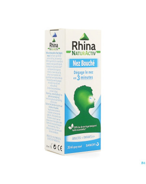 Rhina natur activ nez bouche    spray  20ml